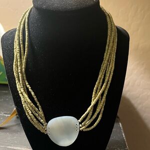 Green Beaded Necklace
